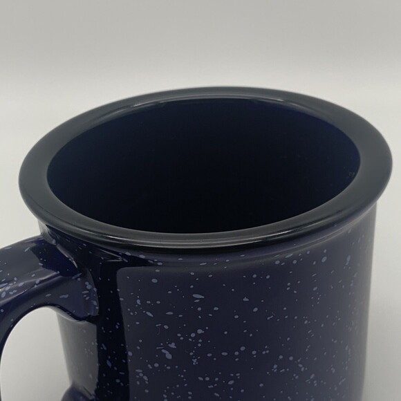 Cape Cod Coffee Mug Blue Speckled 14 oz Campfire Coffee Tea Chowder Soup Beans - Picture 8 of 10